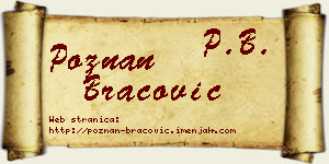 Poznan Bracović vizit kartica